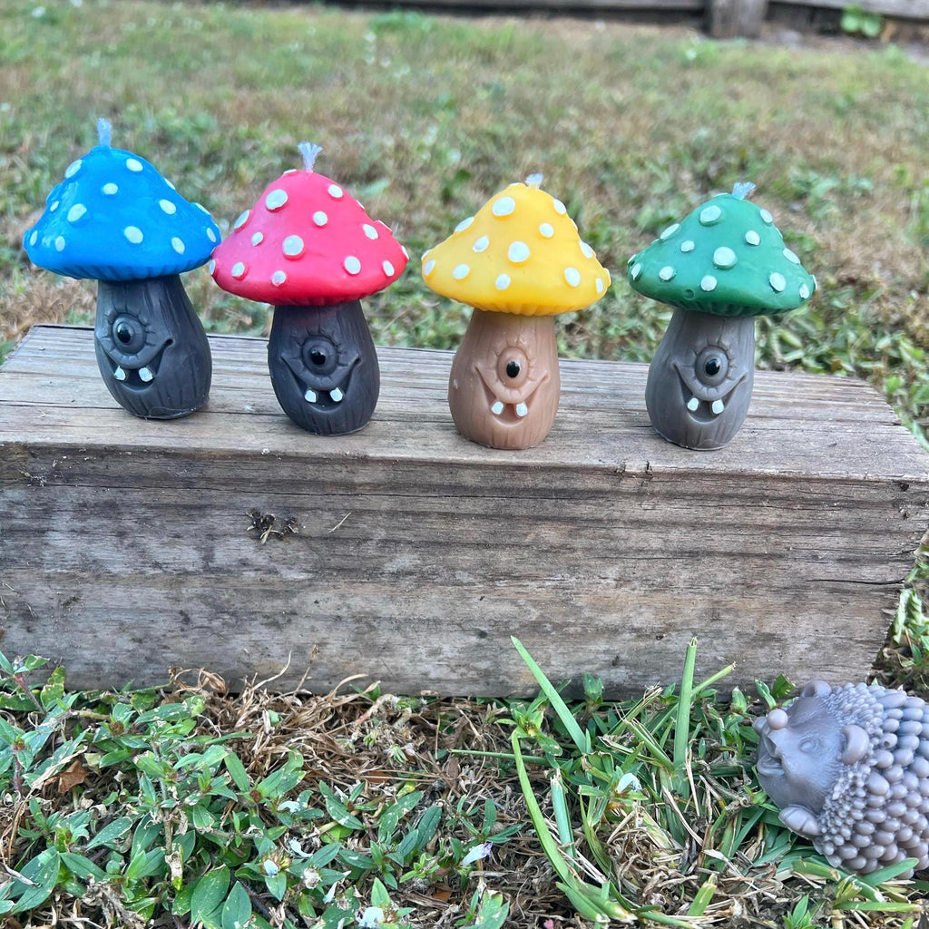 Handmade Mushroom Candle