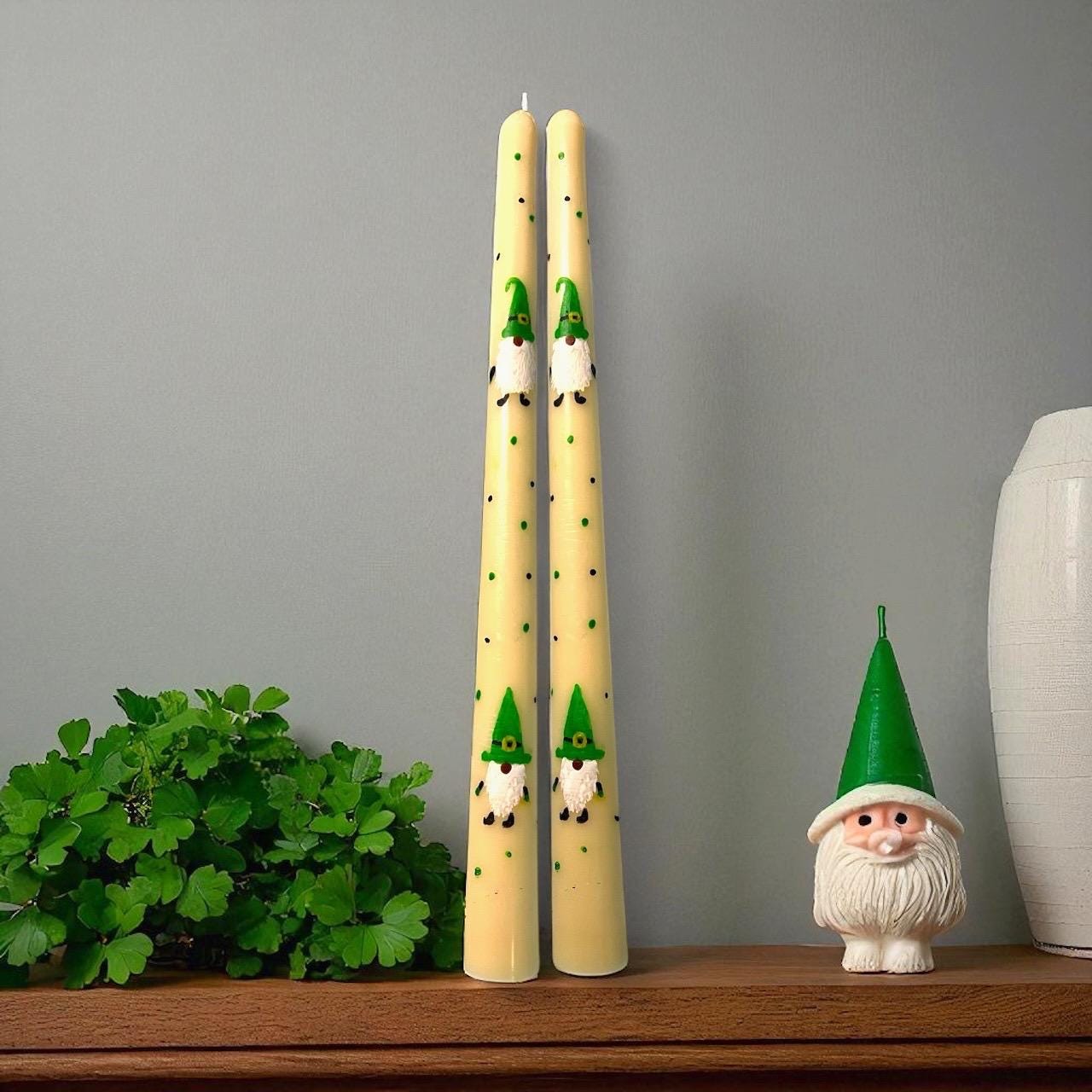 Irish Gnome Taper Candle