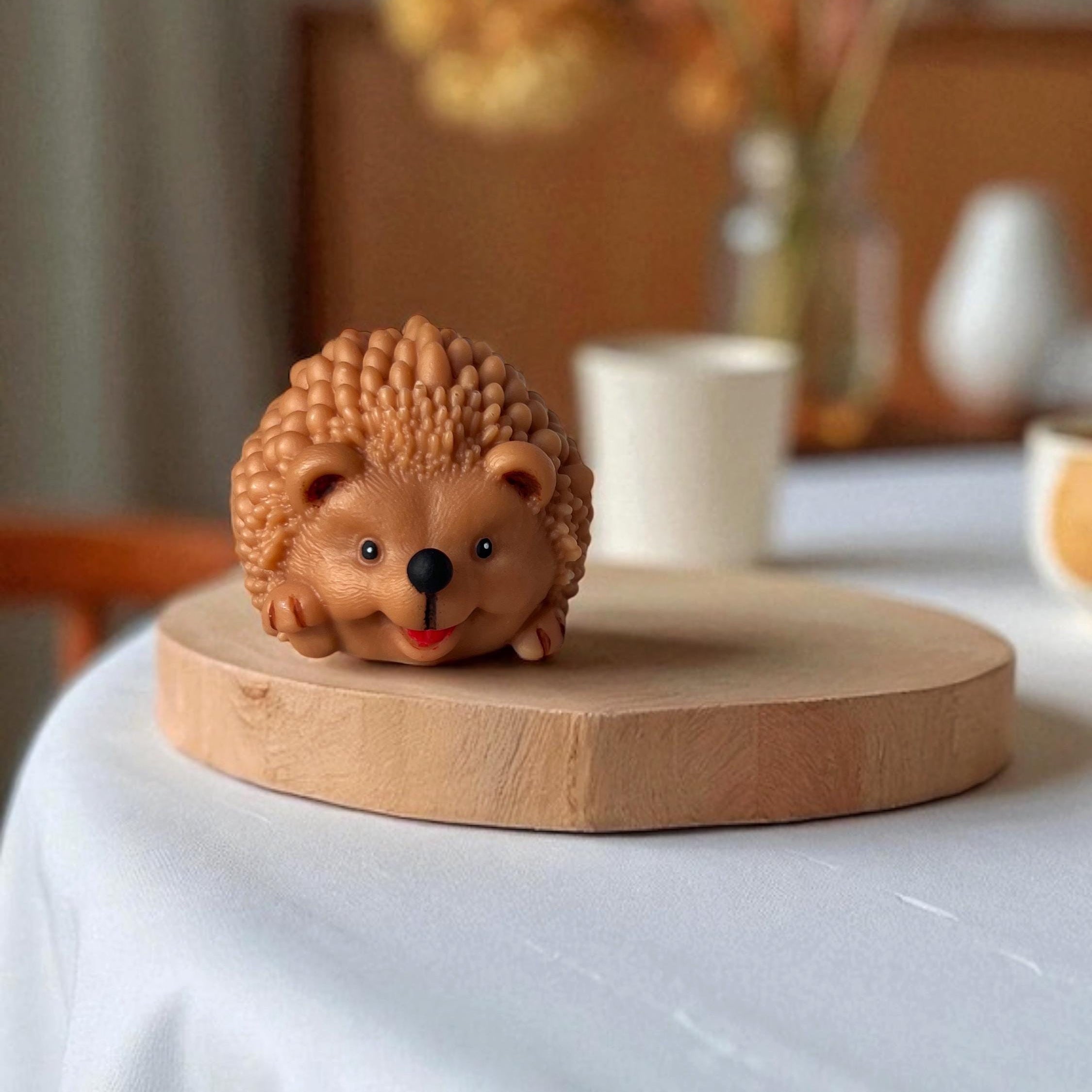 Handmade Hedgehog Candle