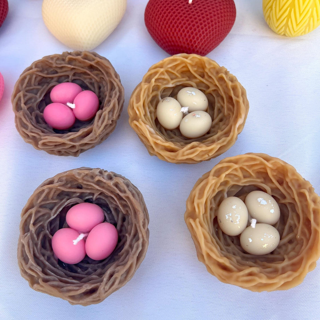 Easter Nest Candle with Mini Eggs