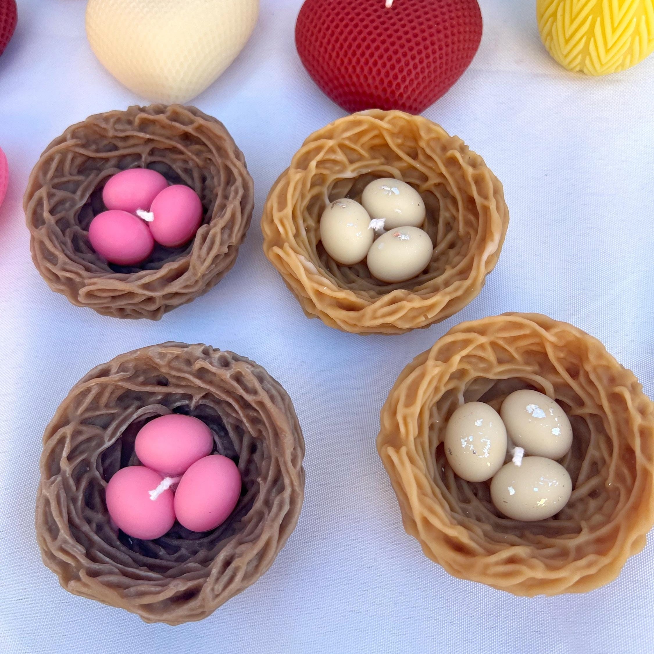 Easter Nest Candle with Mini Eggs