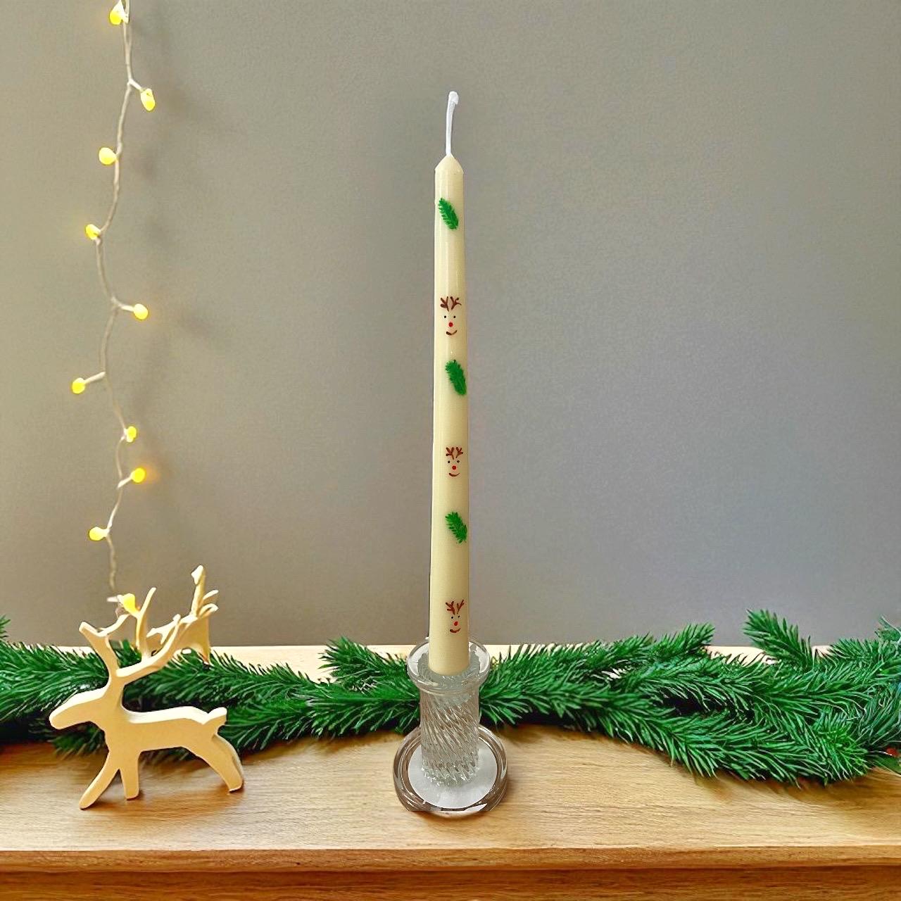 Christmas Taper Candles