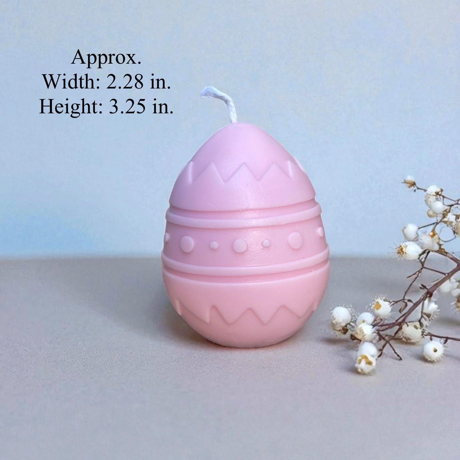 Handmade Easter Bunny Candle