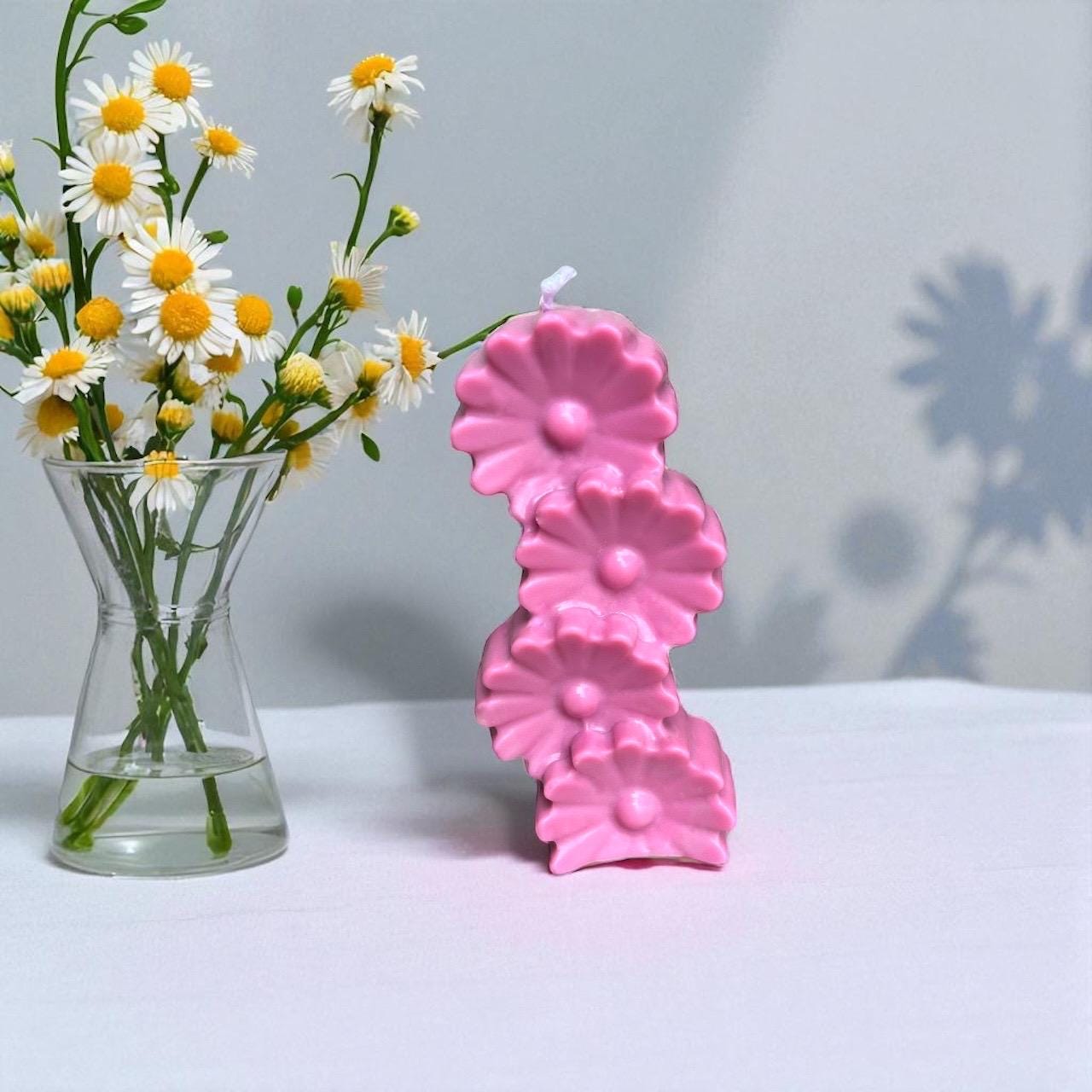 Daisy Flower Candles