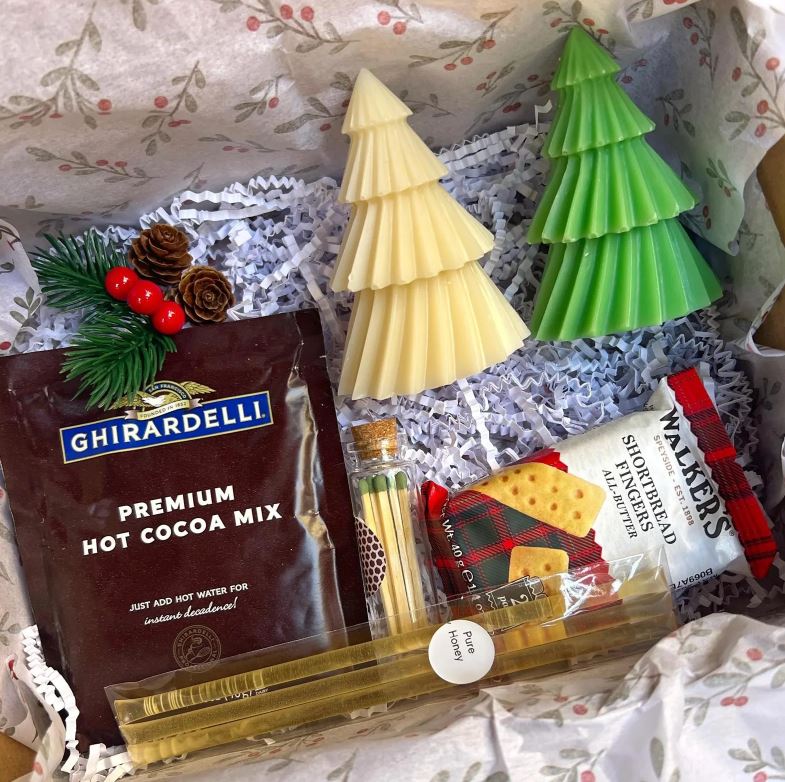 Christmas Tree Candle Gift Box