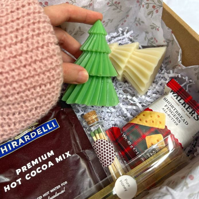 Christmas Tree Candle Gift Box