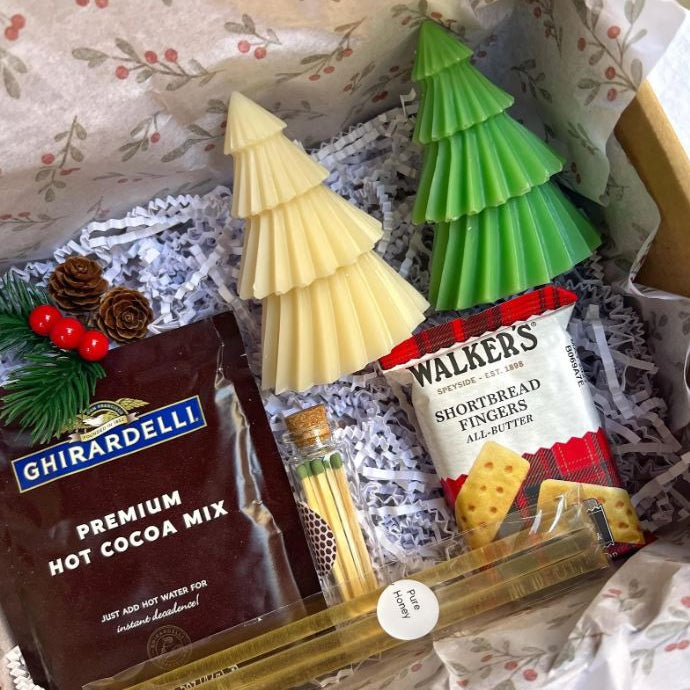 Christmas Tree Candle Gift Box