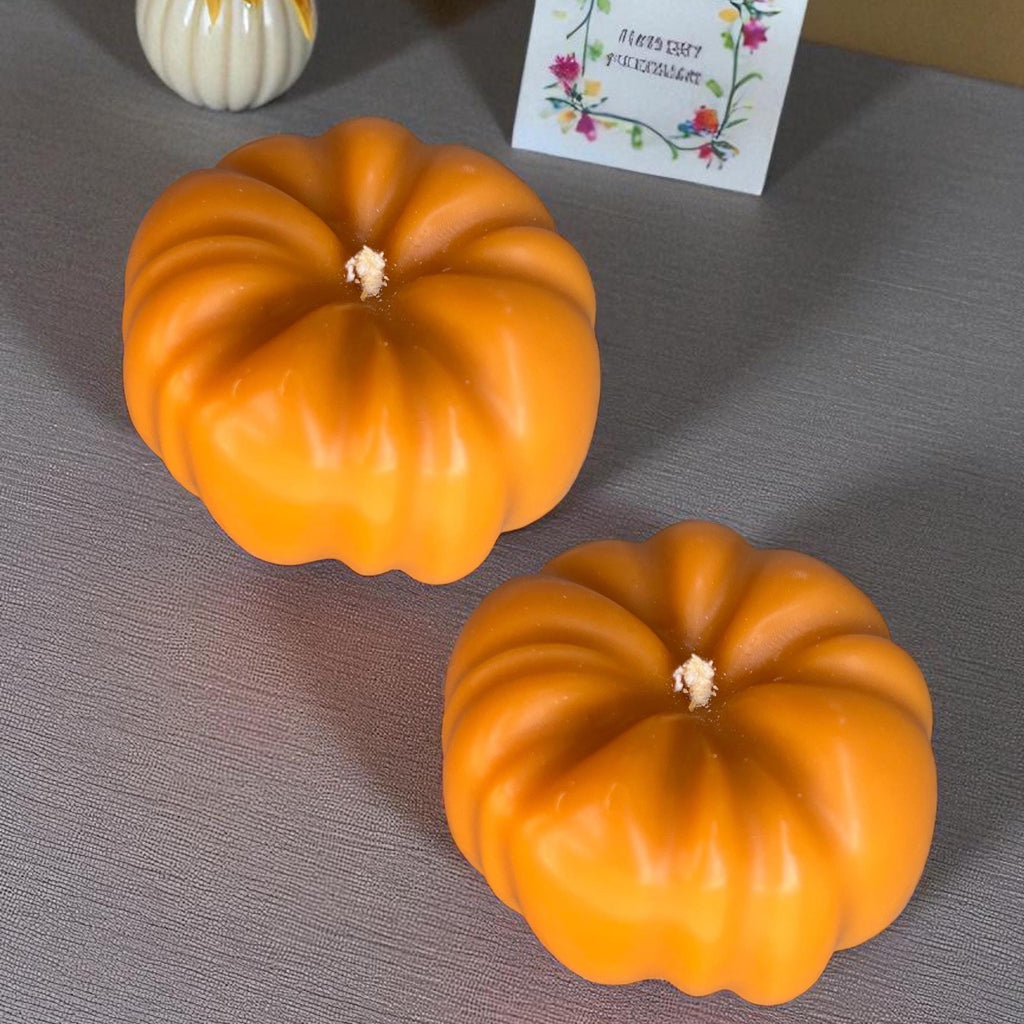 Handmade Pumpkin Candle
