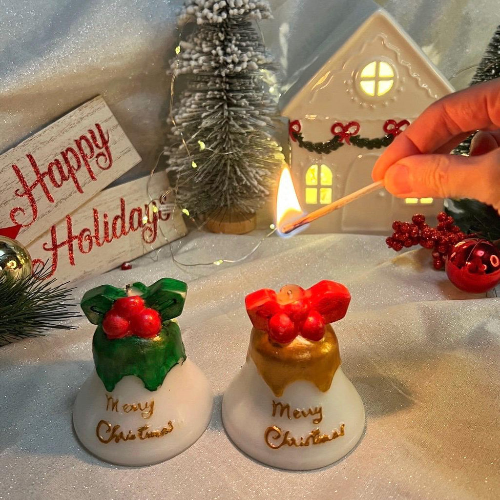 Christmas Bell Candles