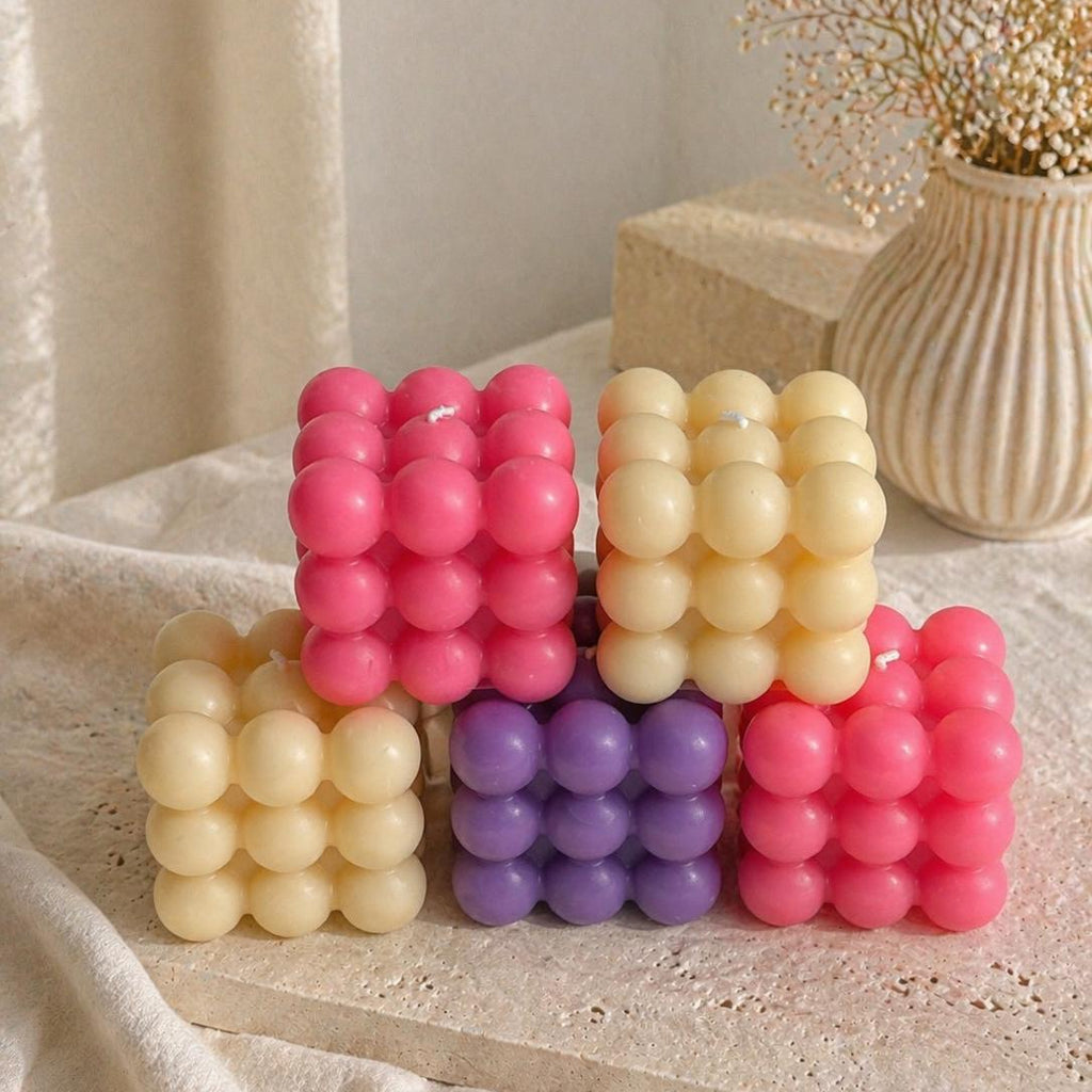 Bubble Cube Candle