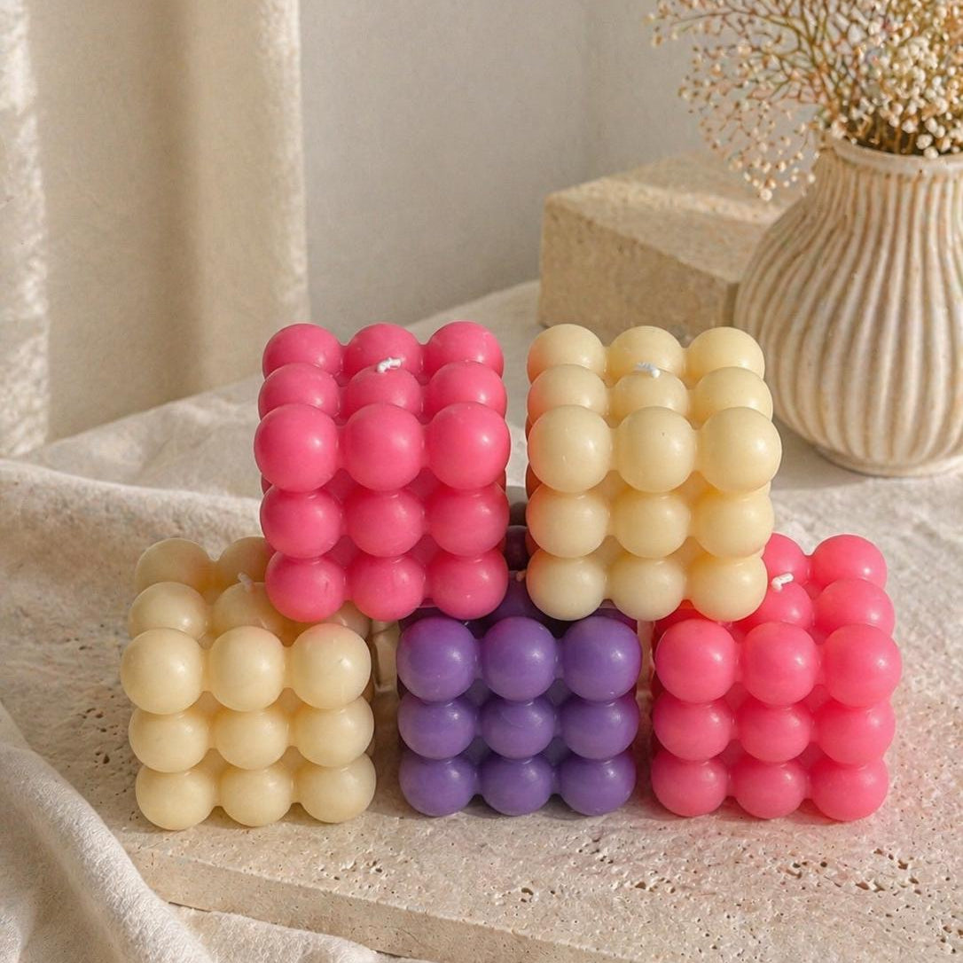 Bubble Cube Candle