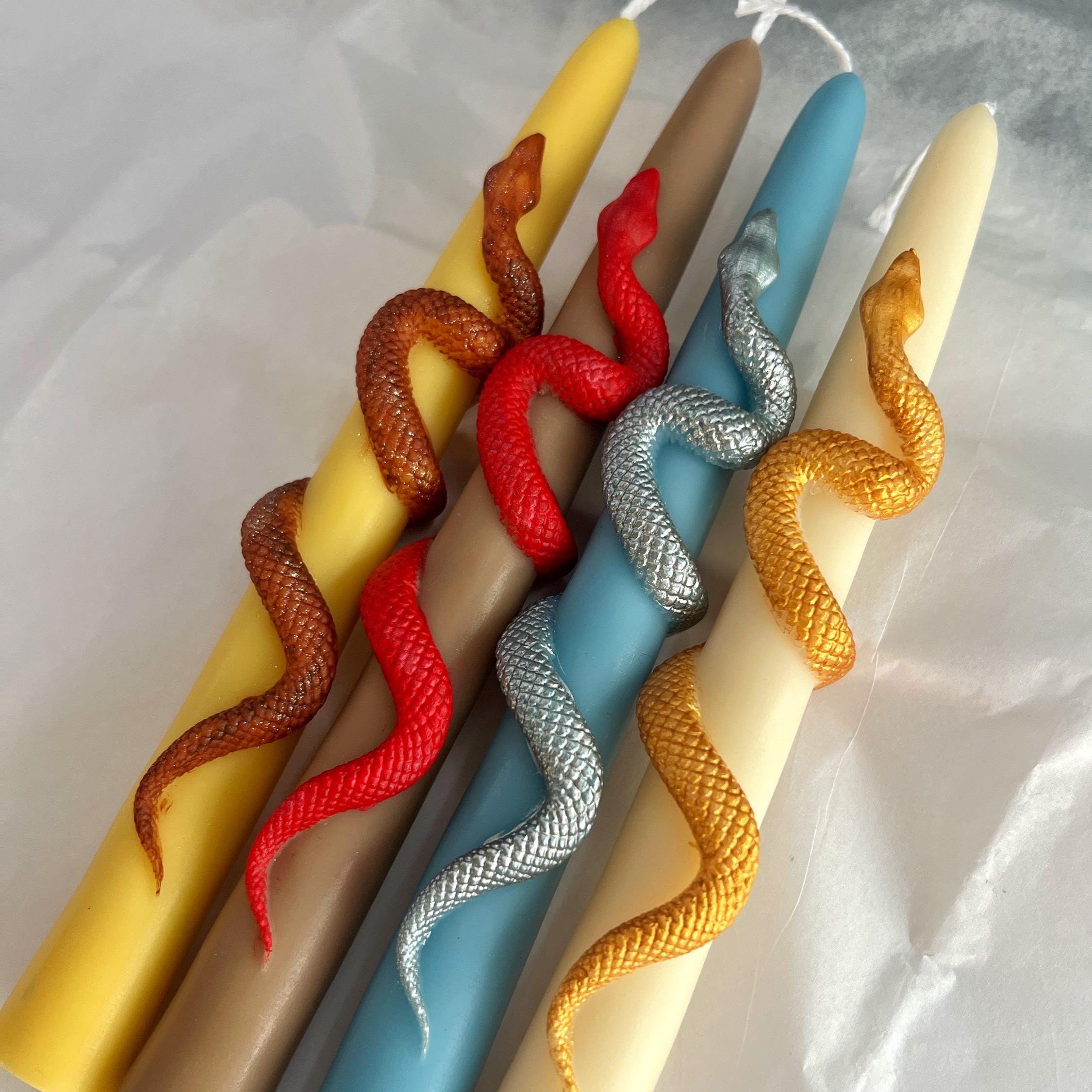 Classic Snake Taper Candle
