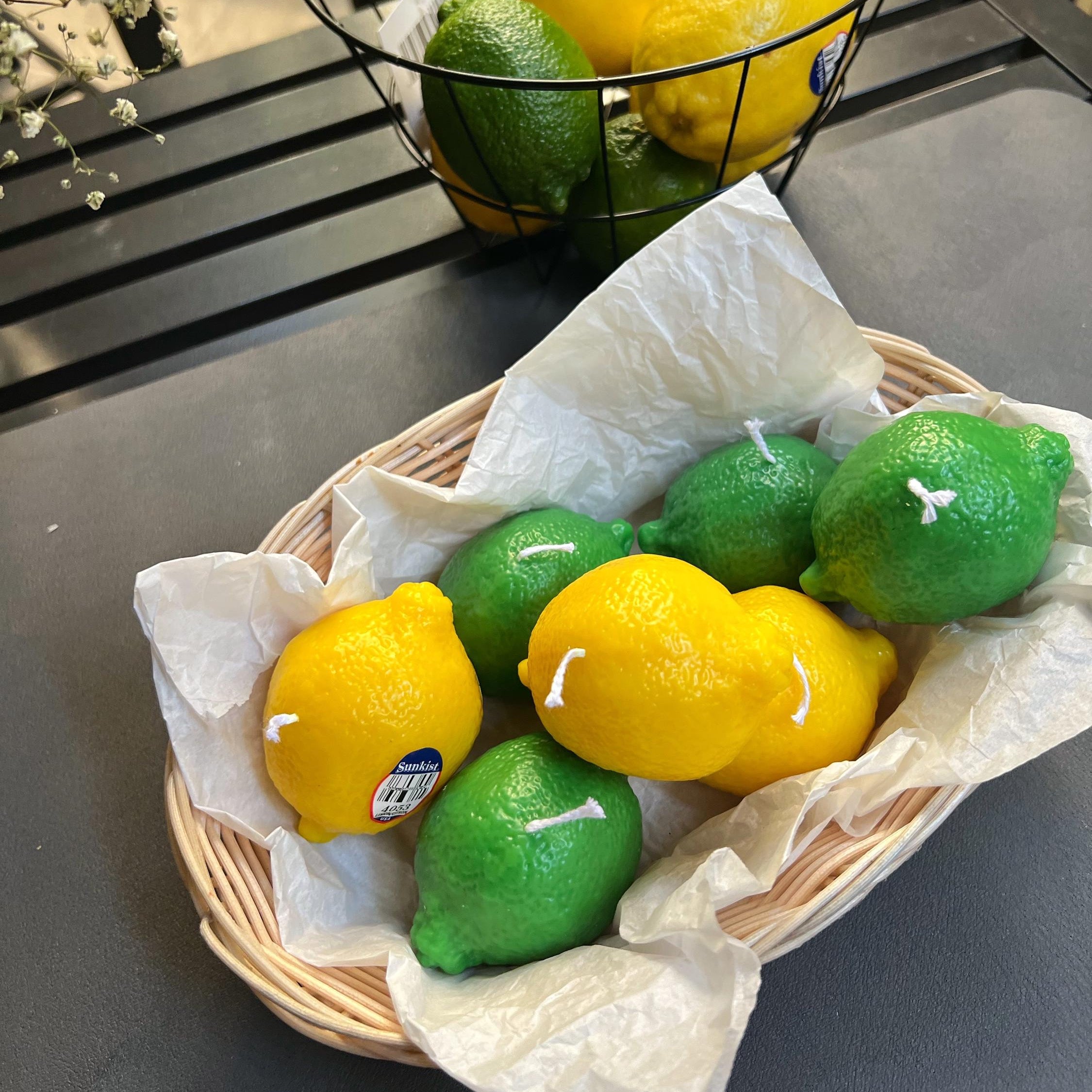 Lemon & Lime Candles Set