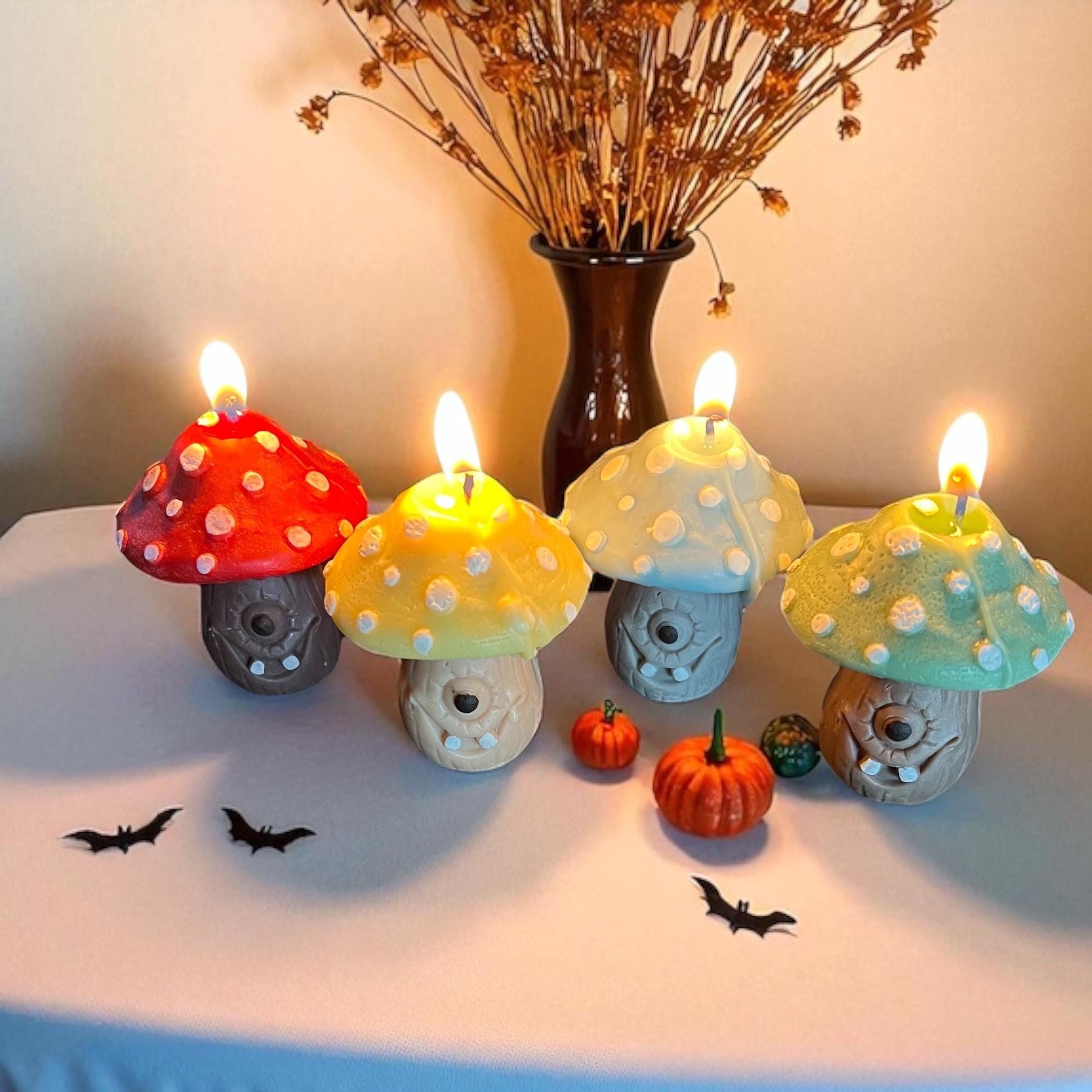 Handmade Mushroom Candle