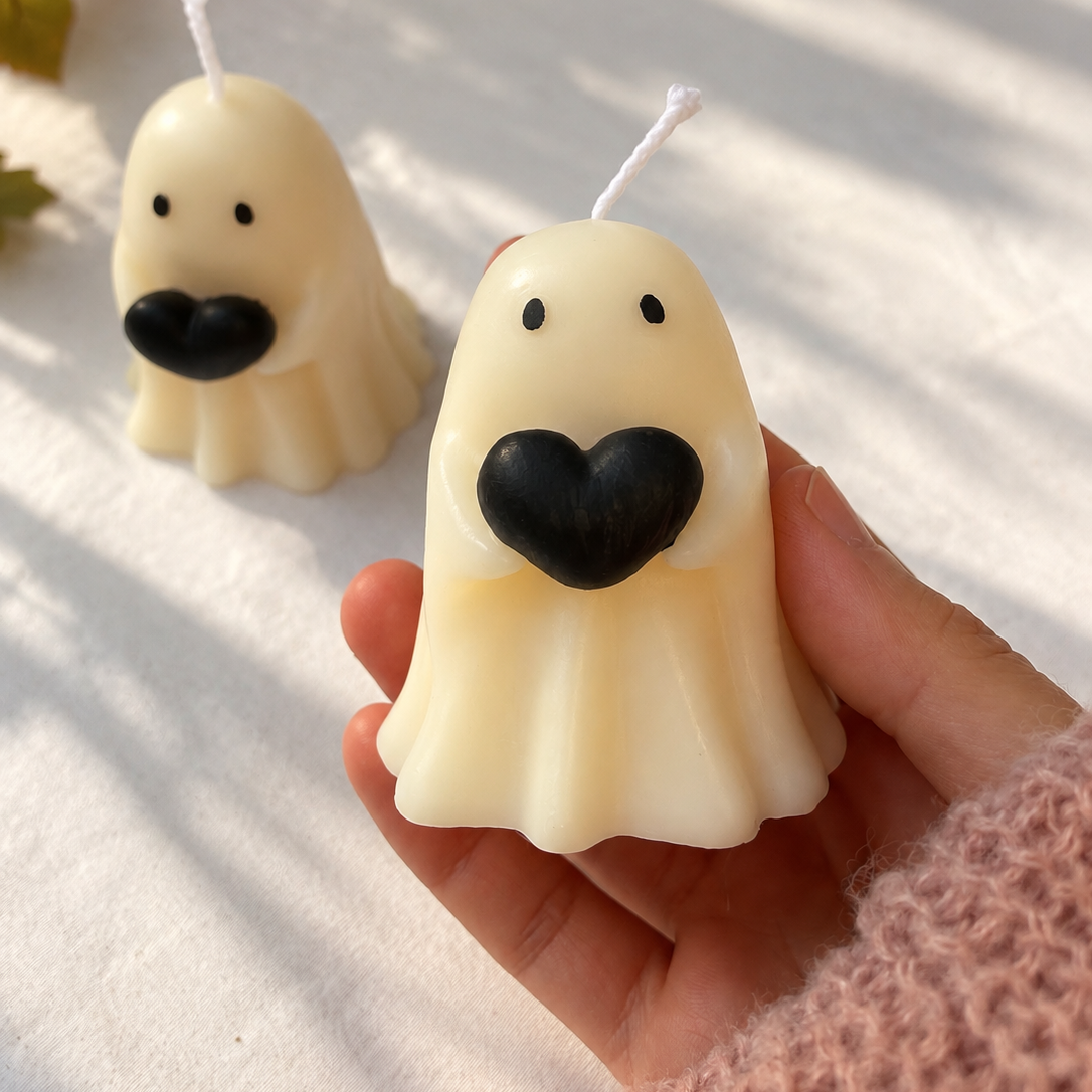 Ghost Heart Candle