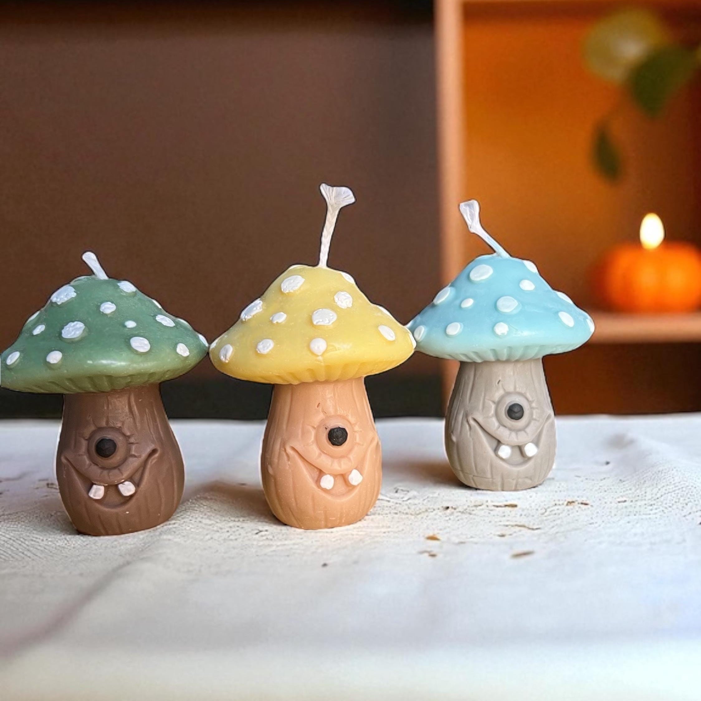 Mushroom Candle Gift Set
