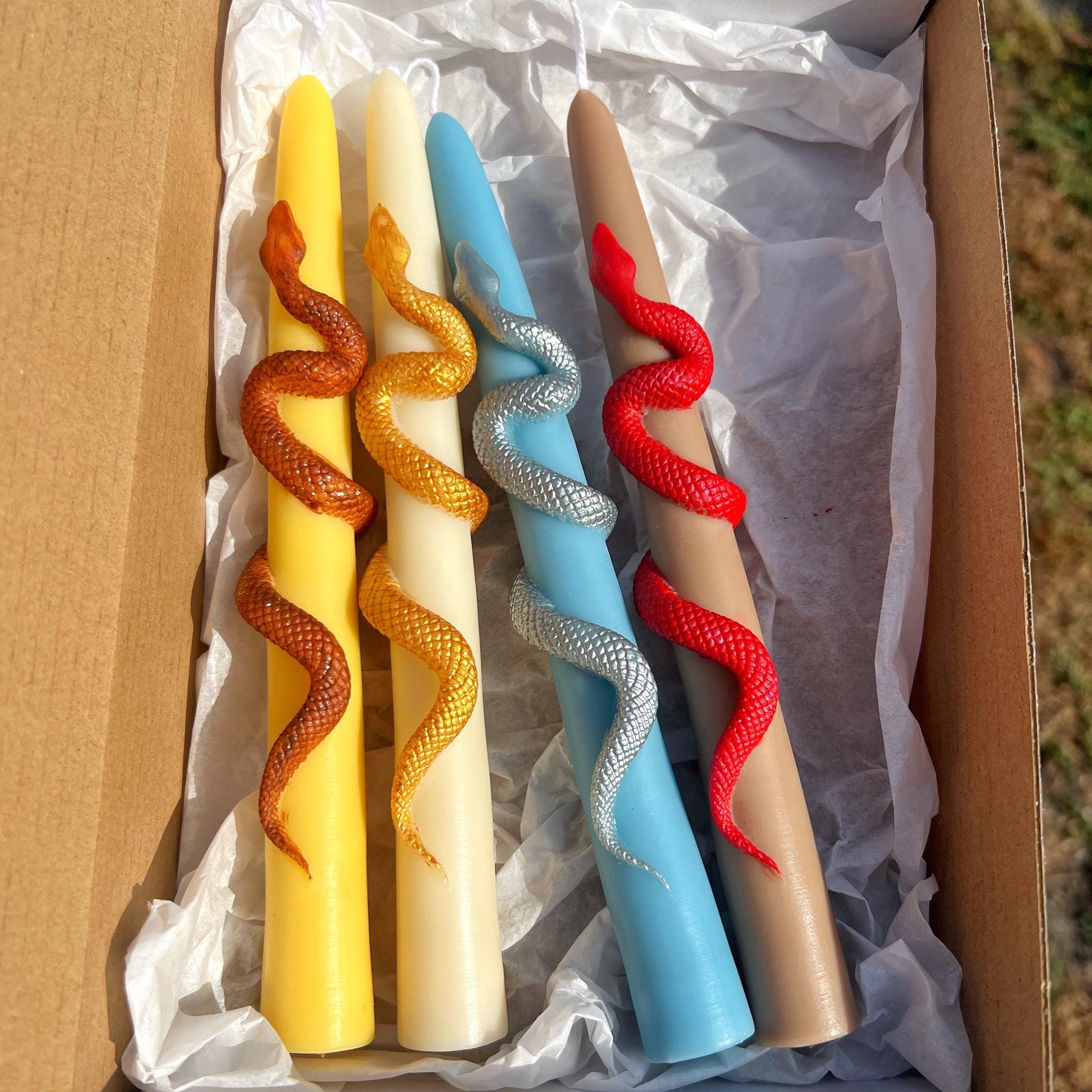 Classic Snake Taper Candle