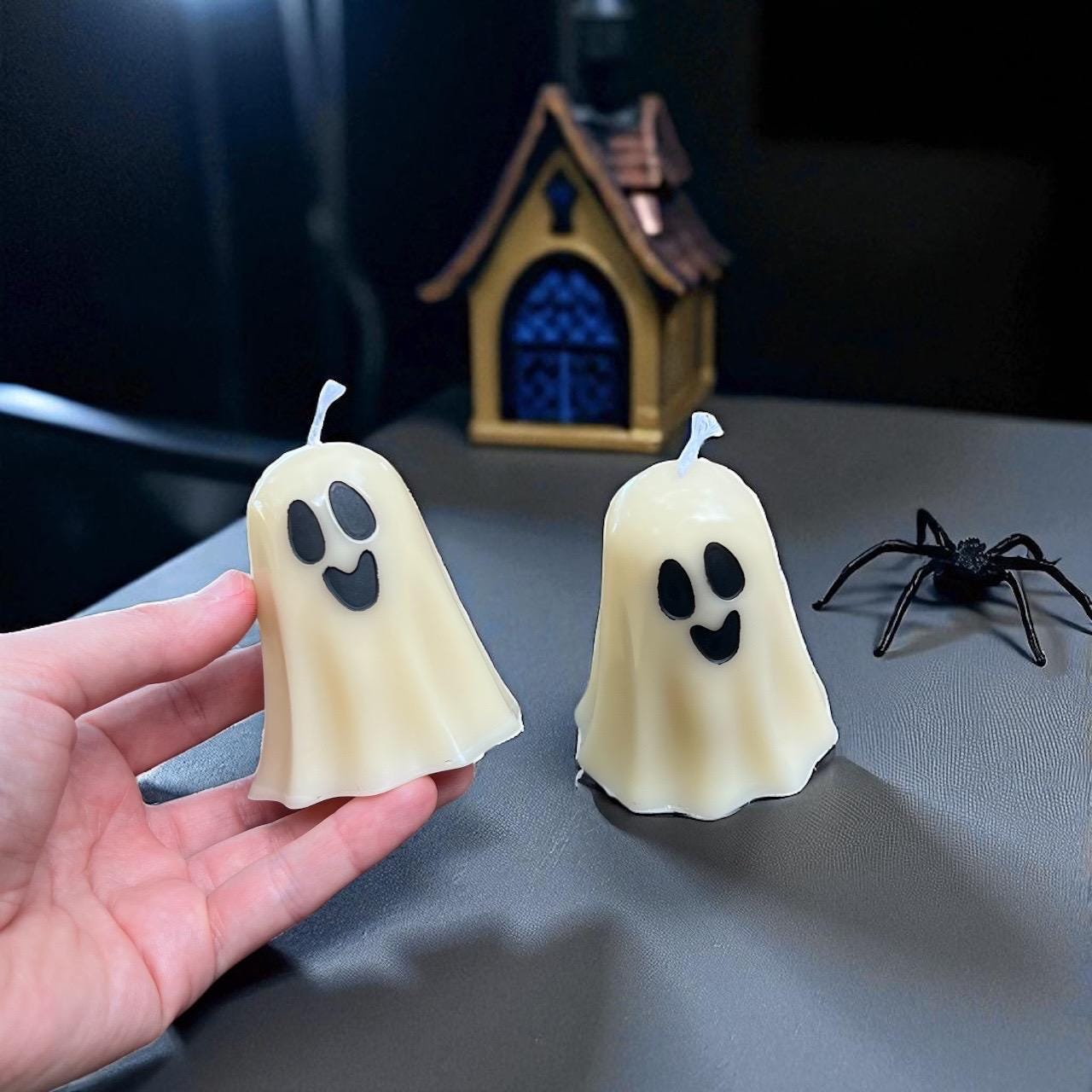 Handmade Ghost Candle