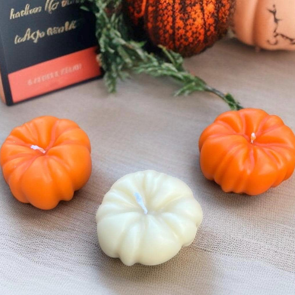 Handmade Pumpkin Candle