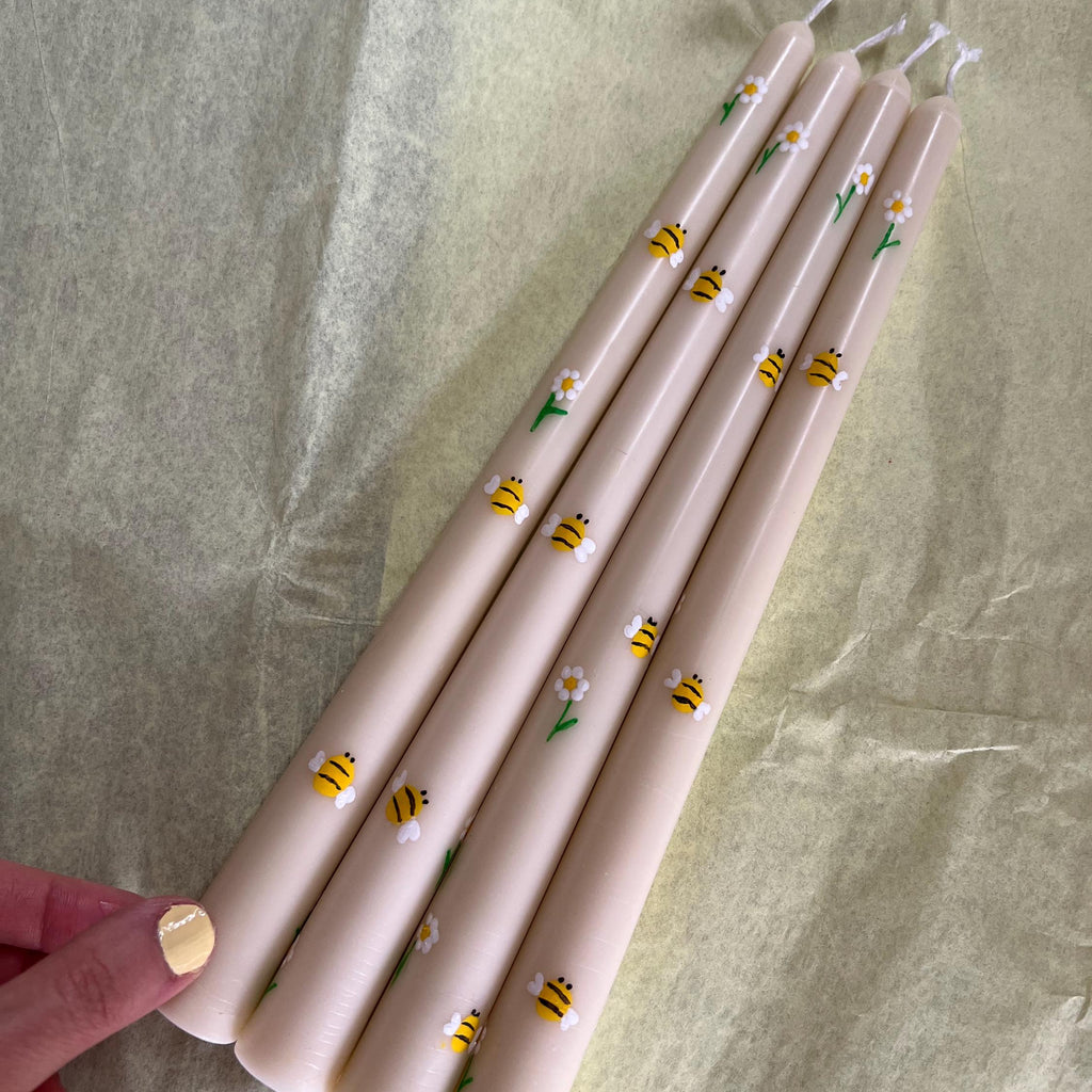 Bee Taper Candle Set