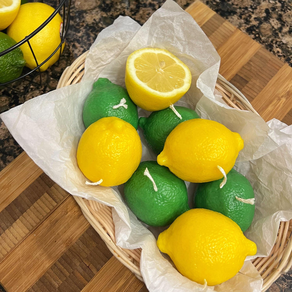 Lemon & Lime Candles Set