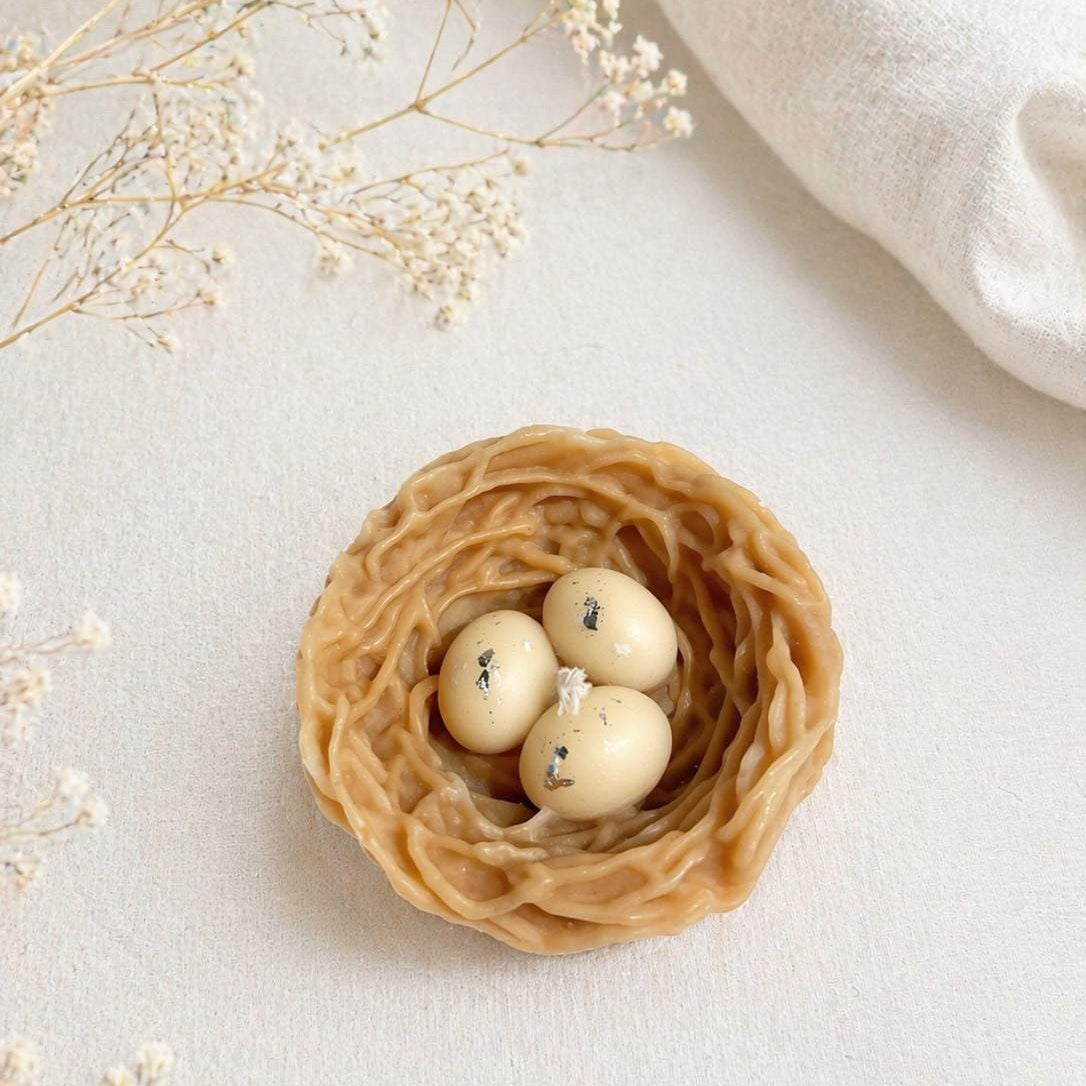 Easter Nest Candle with Mini Eggs