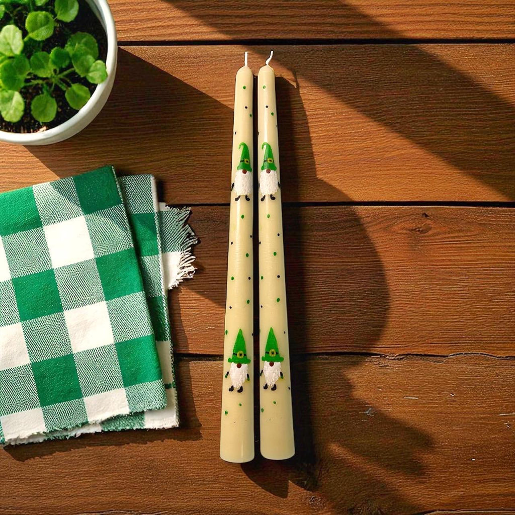 Irish Gnome Taper Candle