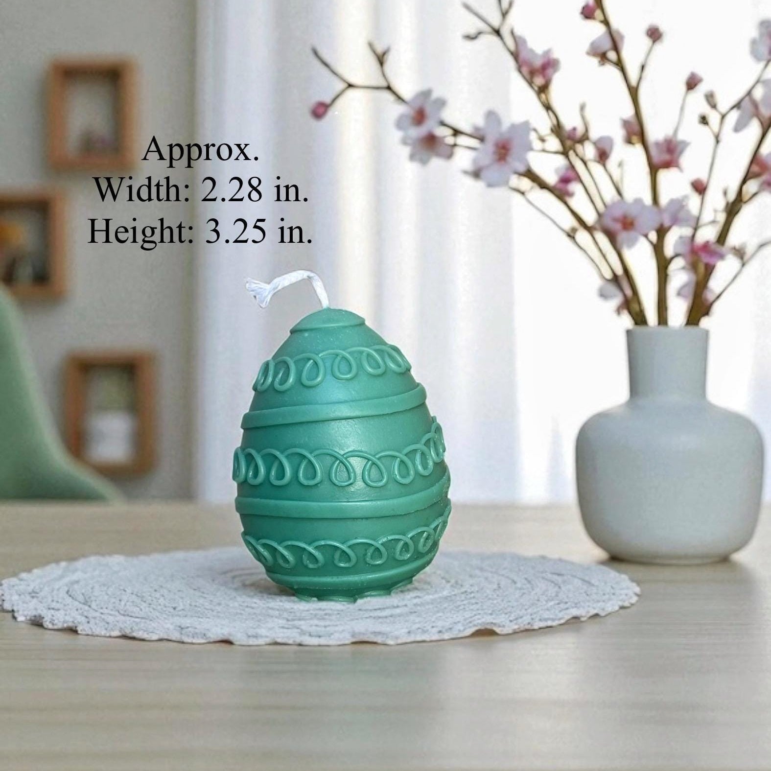 Handmade Easter Bunny Candle