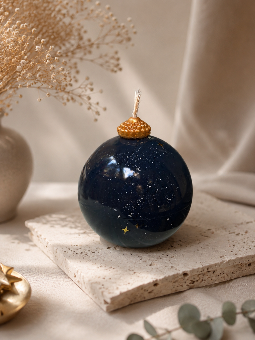 Celestial Galaxy Sphere Candle