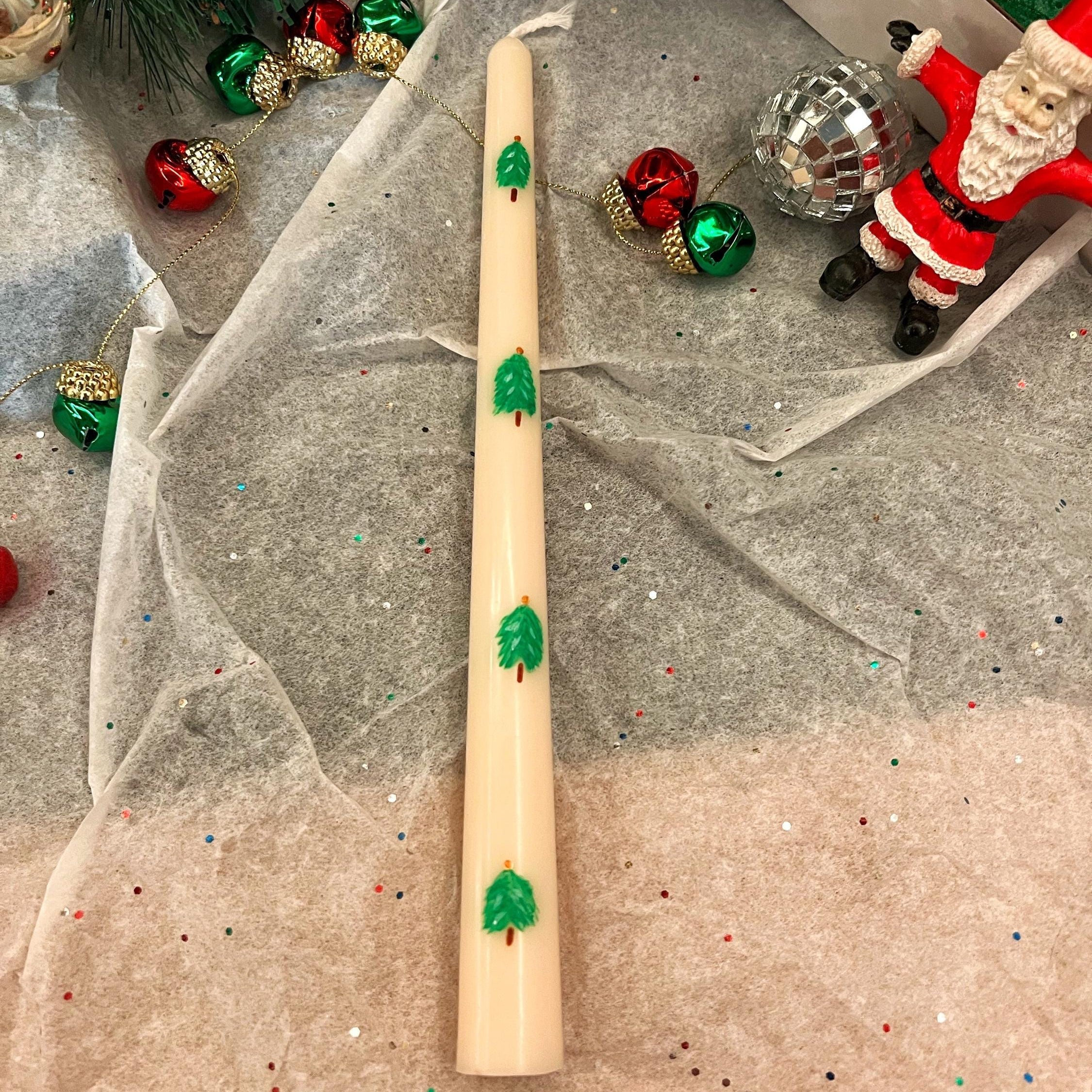 Christmas Taper Candles