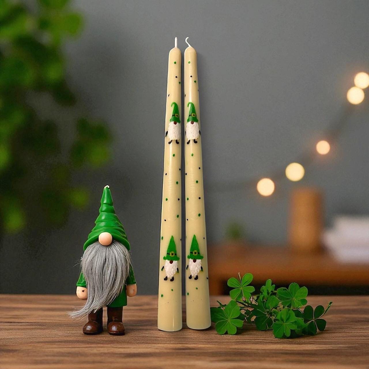 Irish Gnome Taper Candle