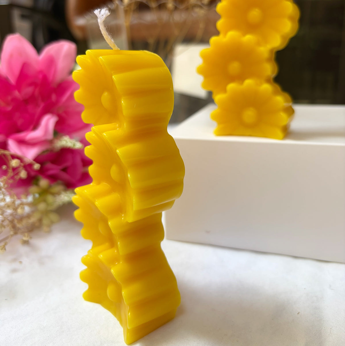 Daisy Flower Candles