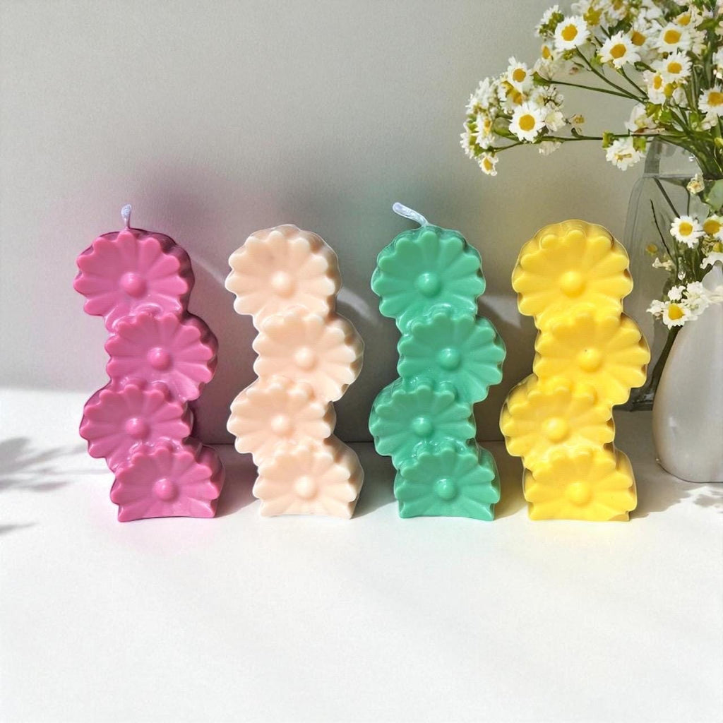 Daisy Flower Candles