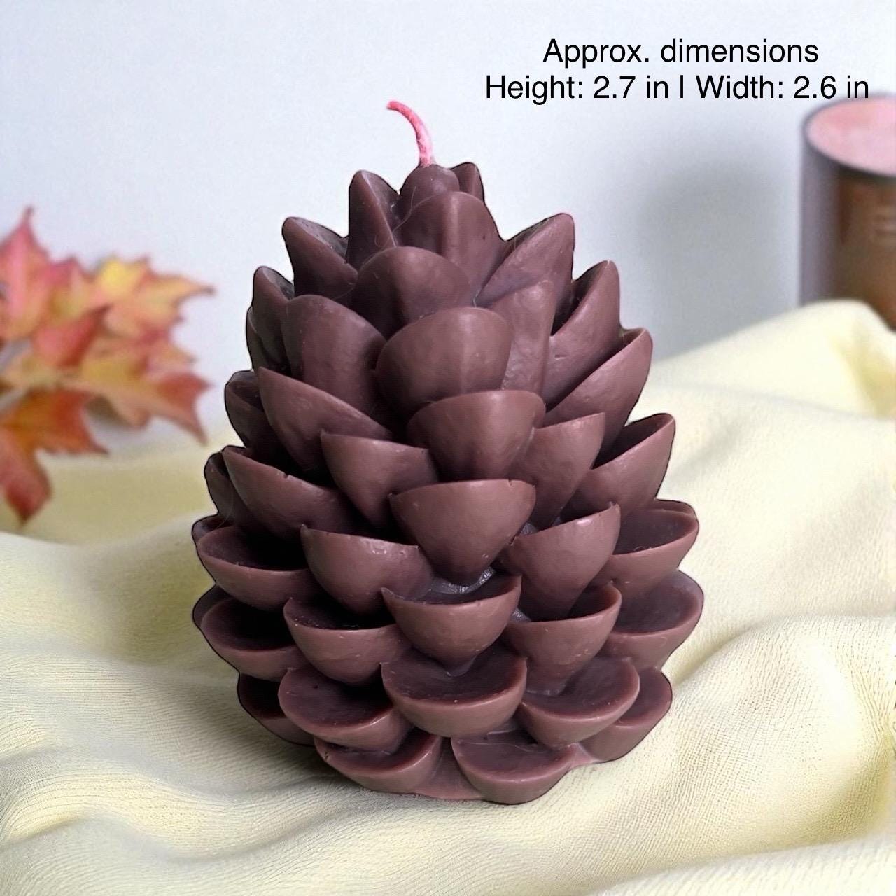 Acorn & Pinecone Candle Set