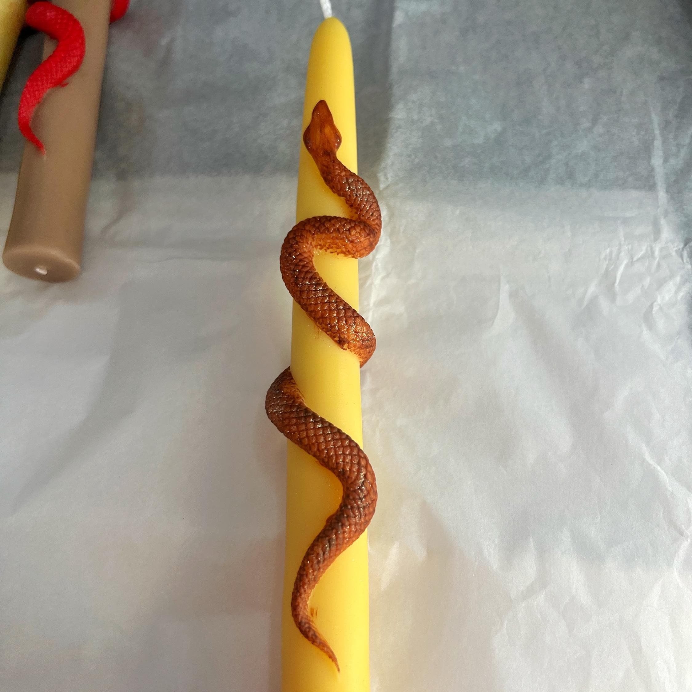 Classic Snake Taper Candle