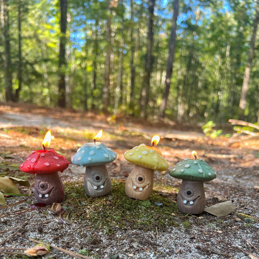Mushroom Candle Gift Set