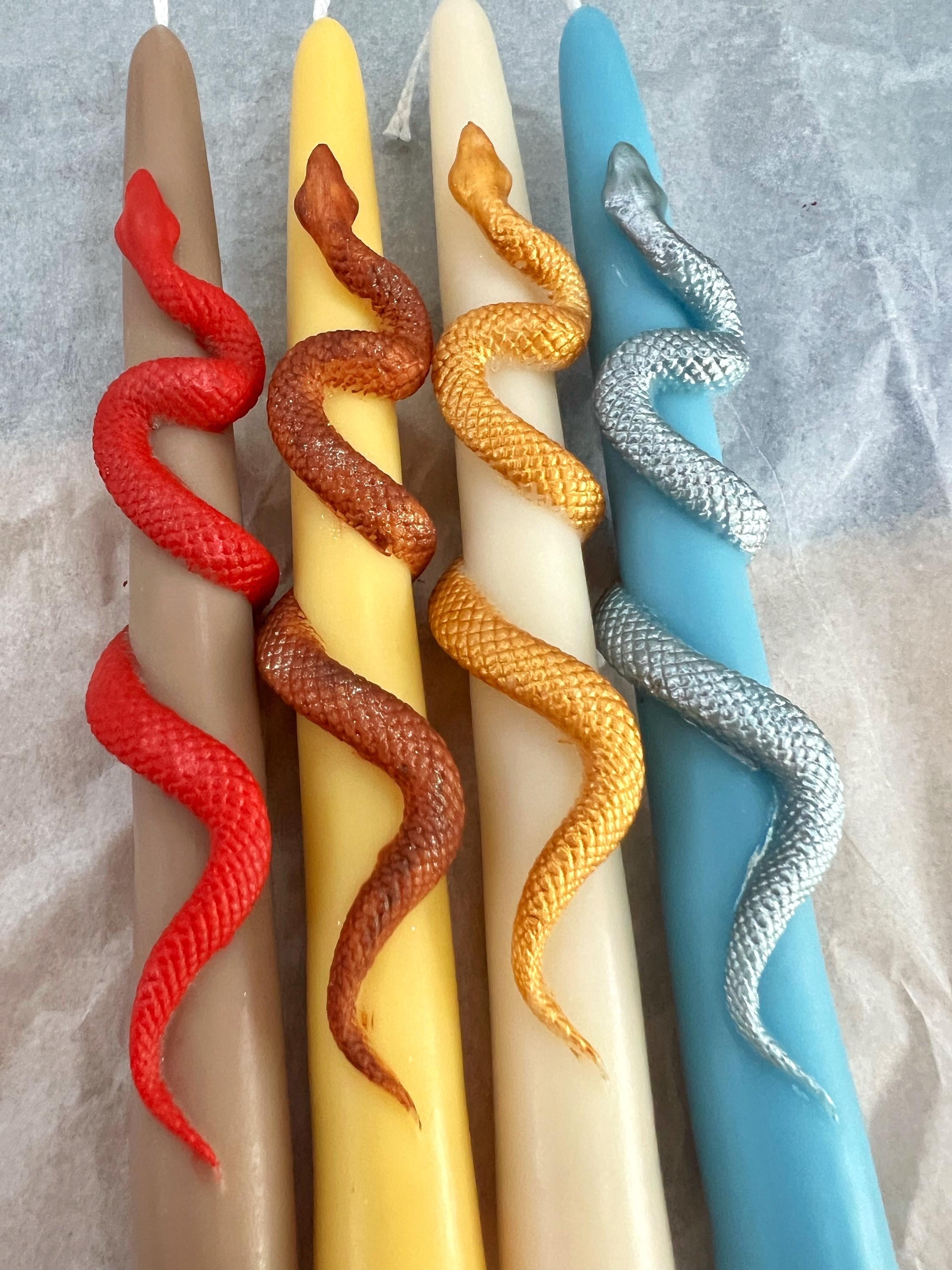 Classic Snake Taper Candle