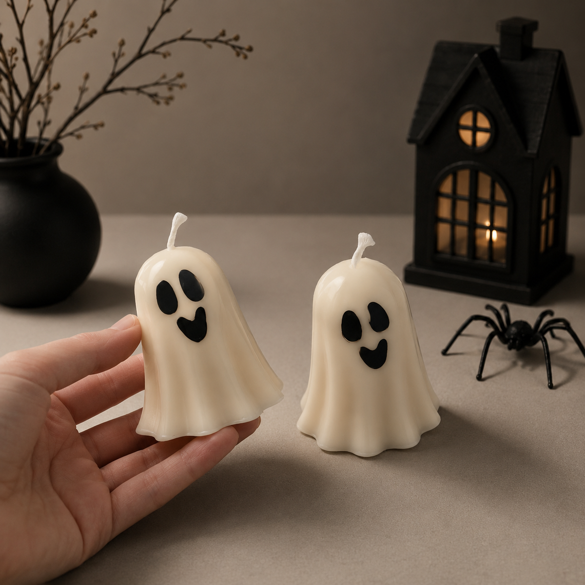 Spooky Ghost Candle