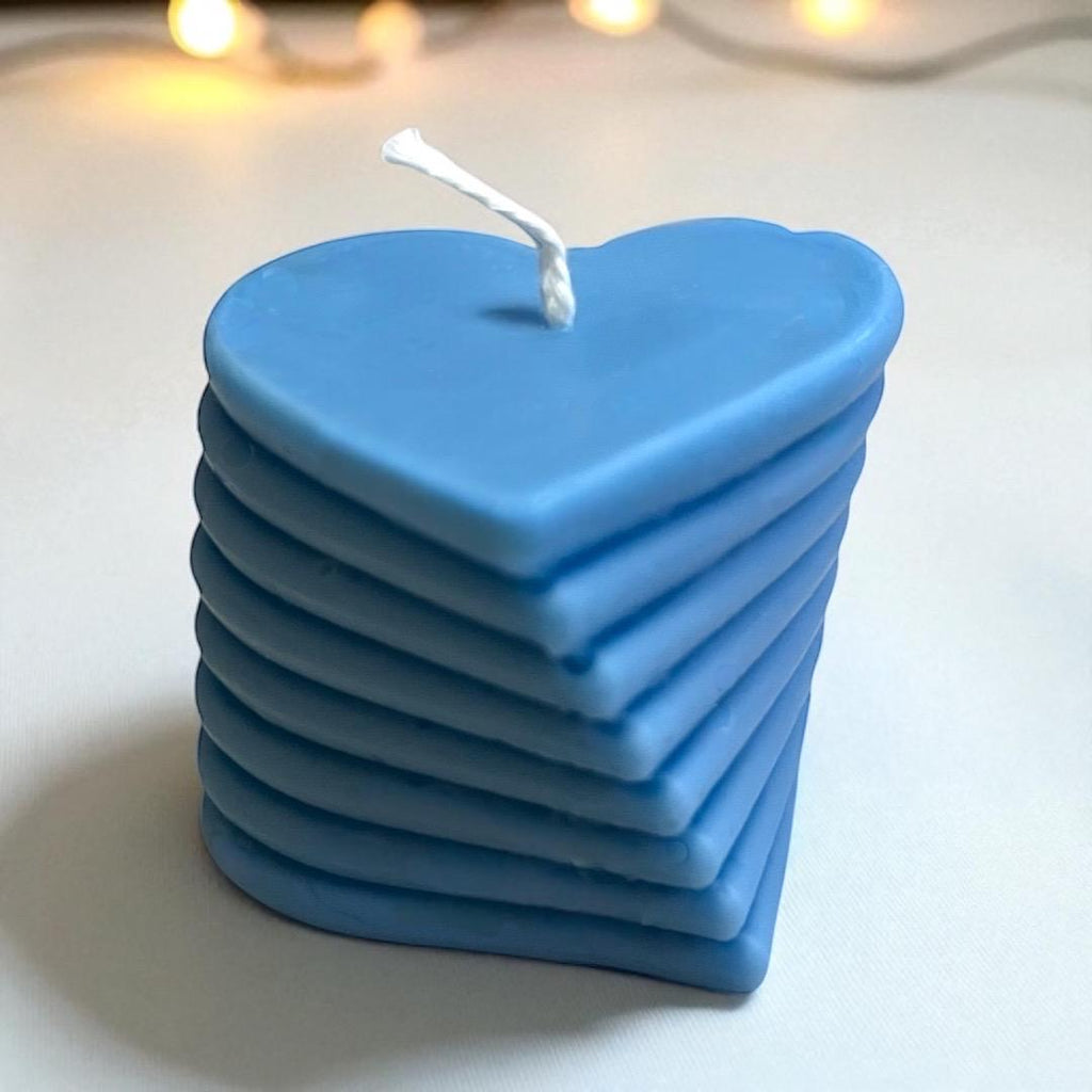Stacked Heart Candle