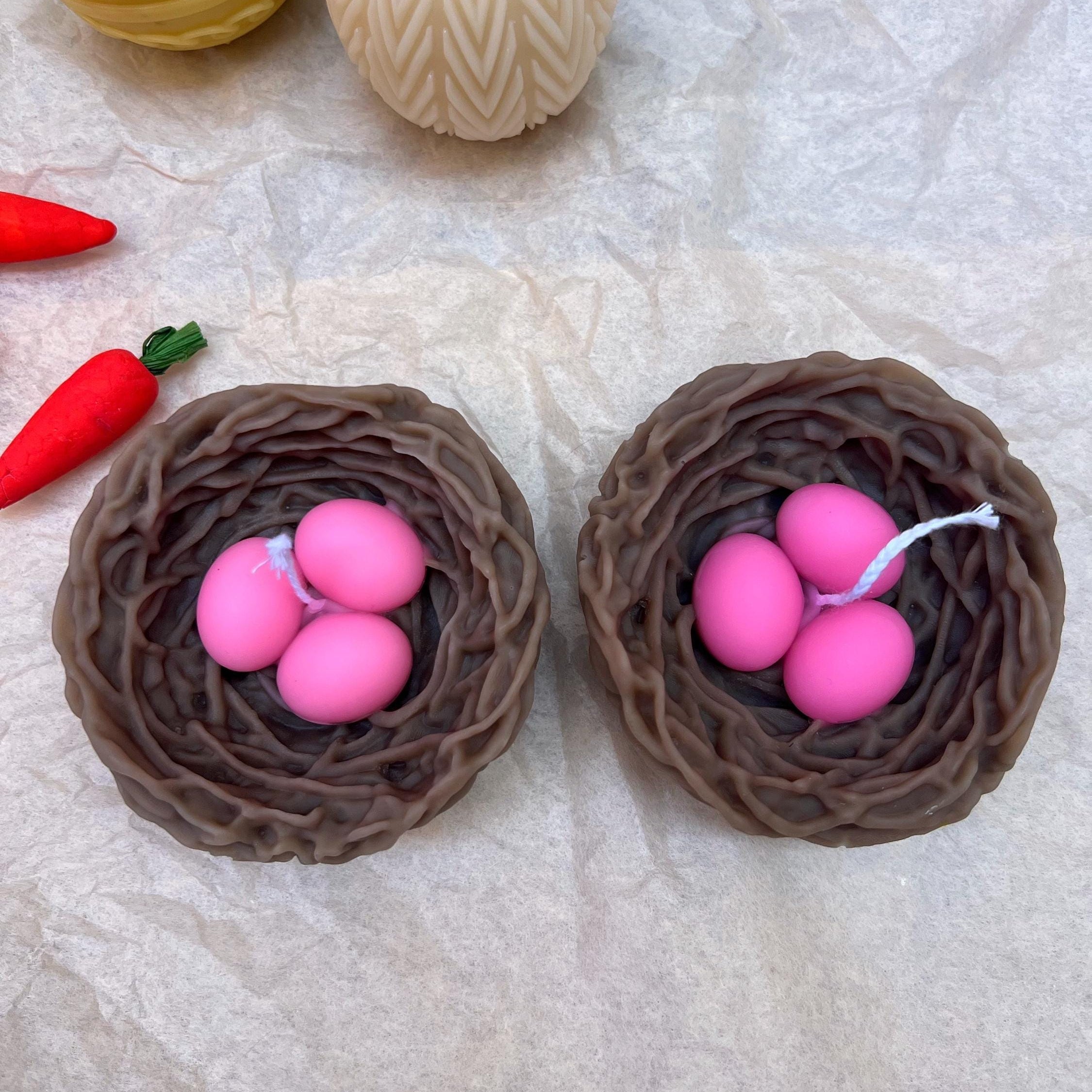 Easter Nest Candle with Mini Eggs