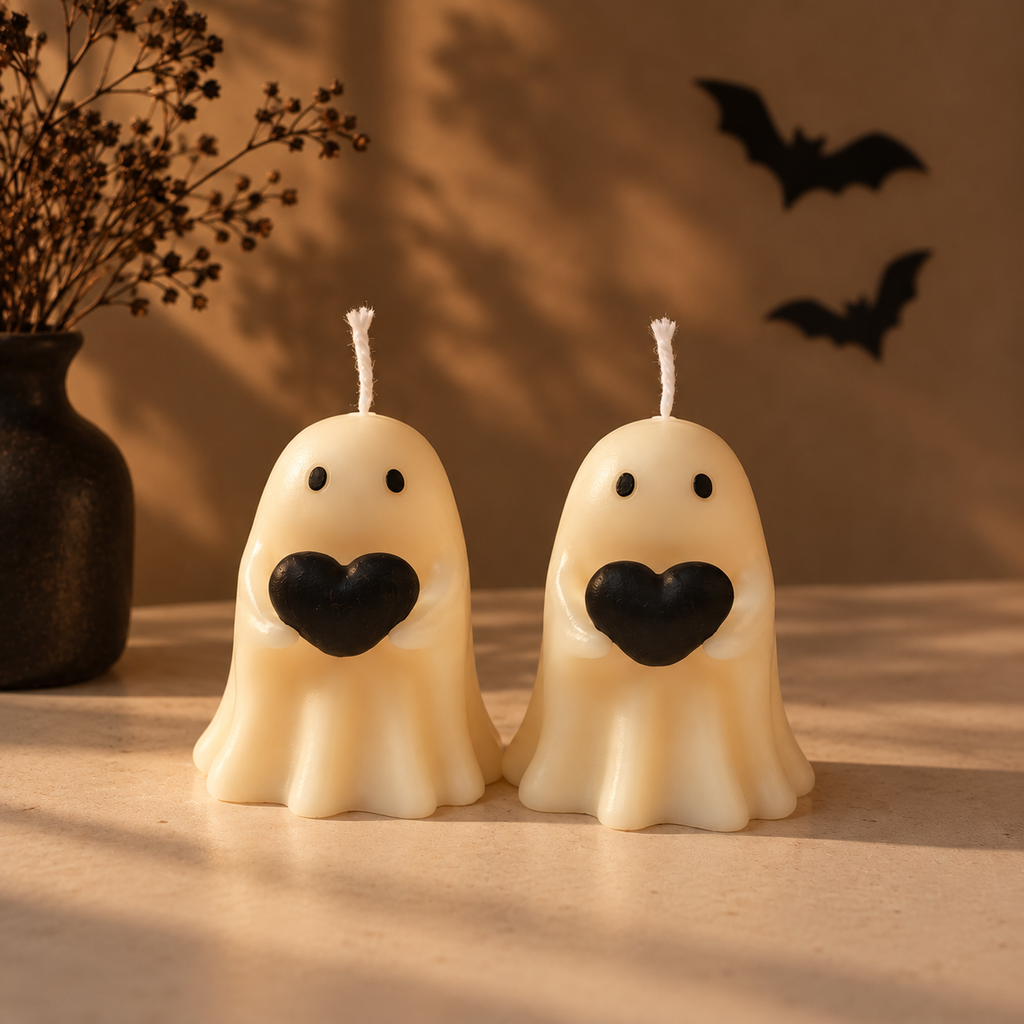 Ghost Heart Candle