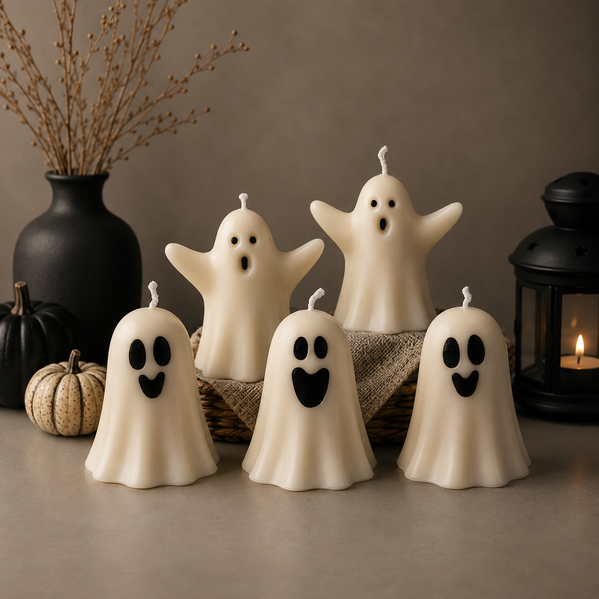 Spooky Ghost Candle