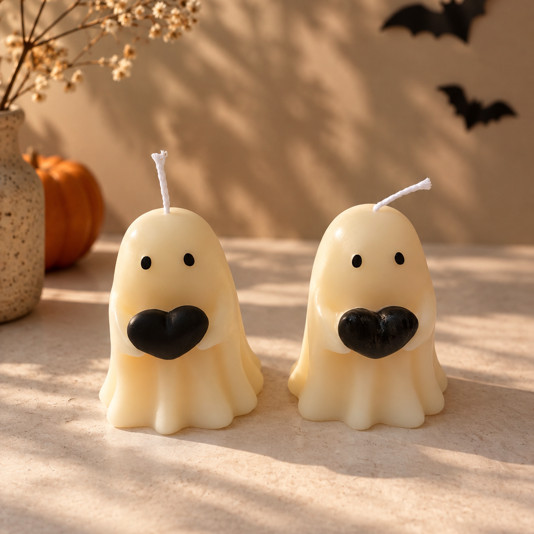 Ghost Heart Candle