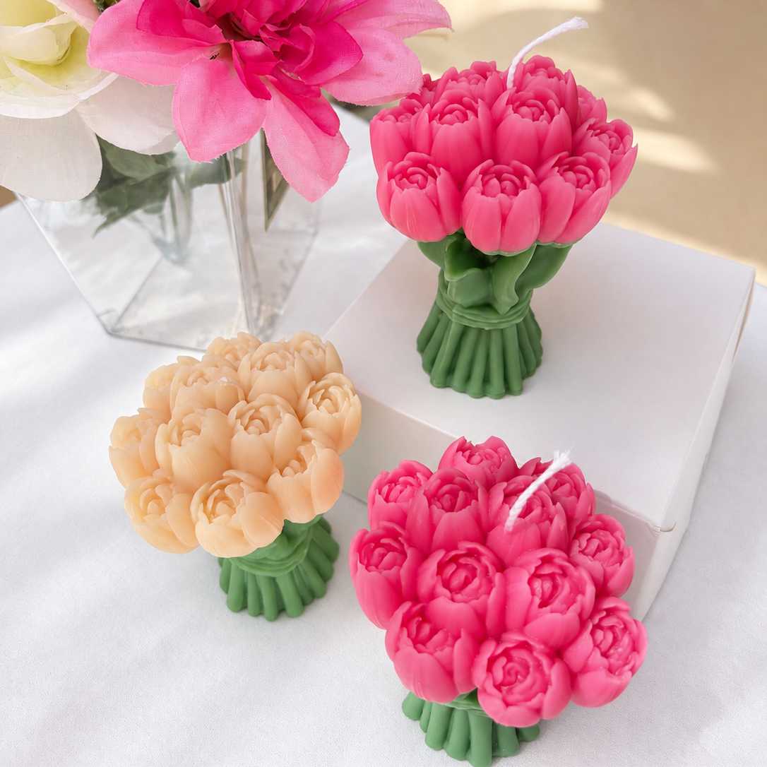 Tulip Bouquet Candle