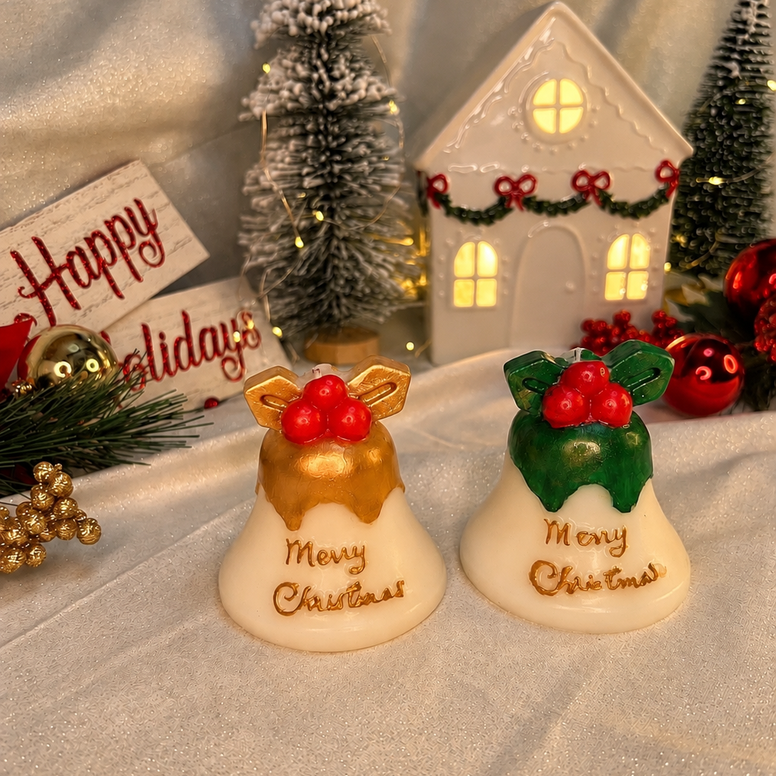 Christmas Bell Candles