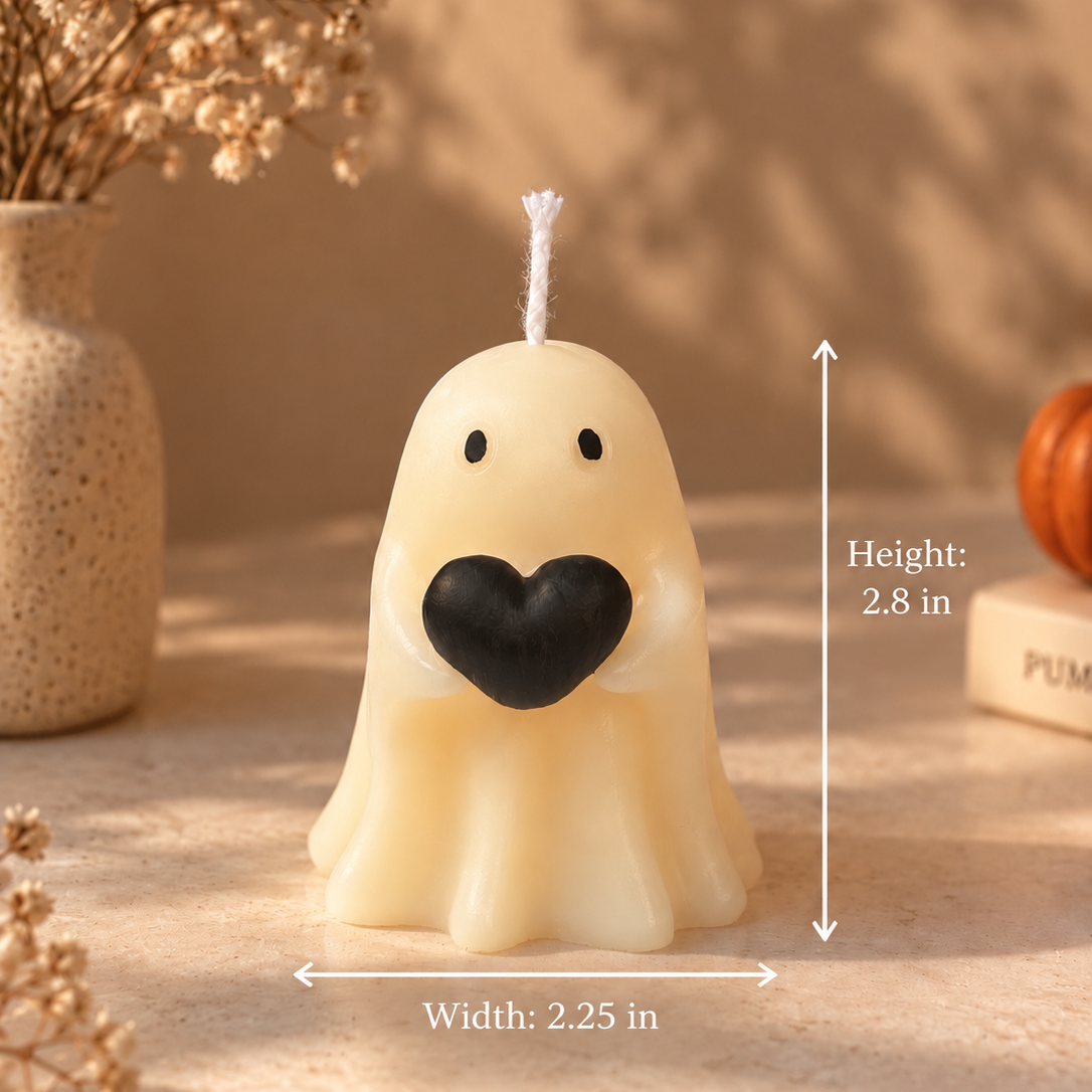 Ghost Heart Candle