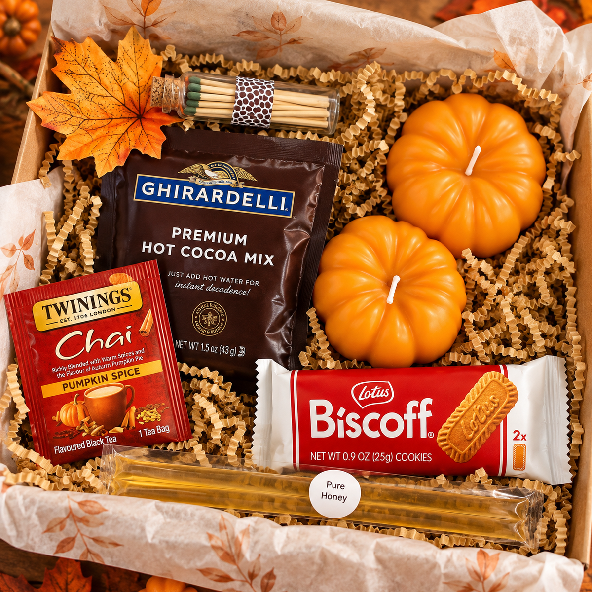 Pumpkin Candle Gift Box