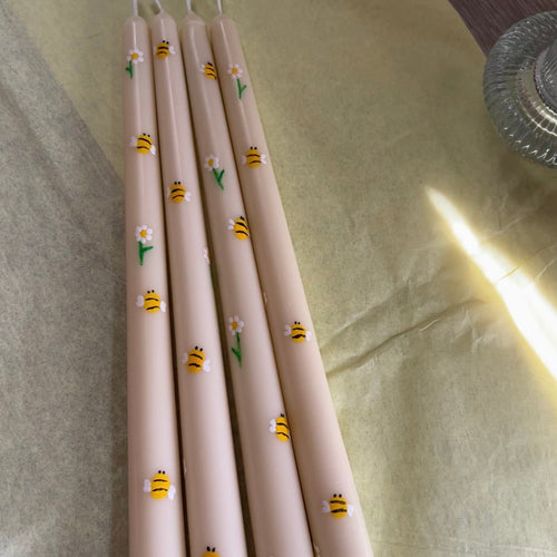 Bee Taper Candle Set