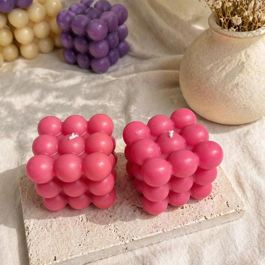 Bubble Cube Candle