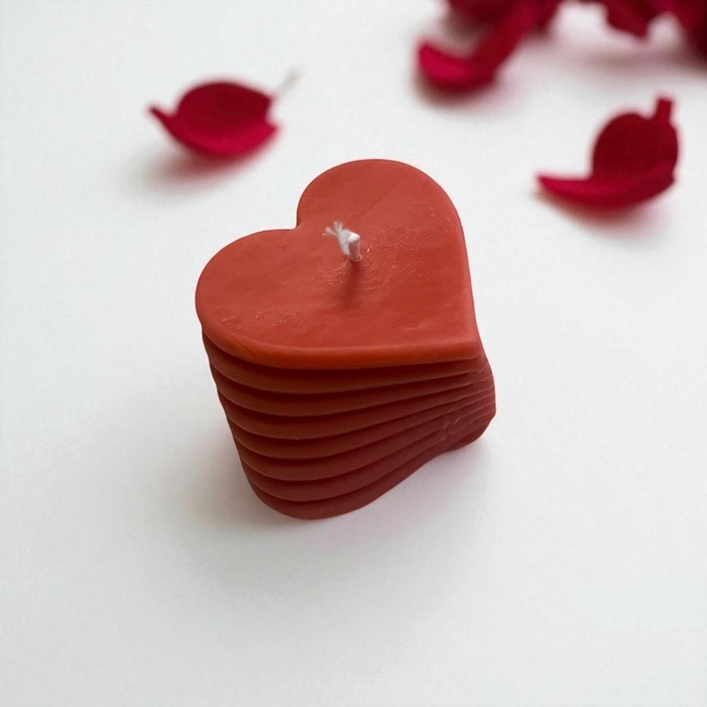 Stacked Heart Candle
